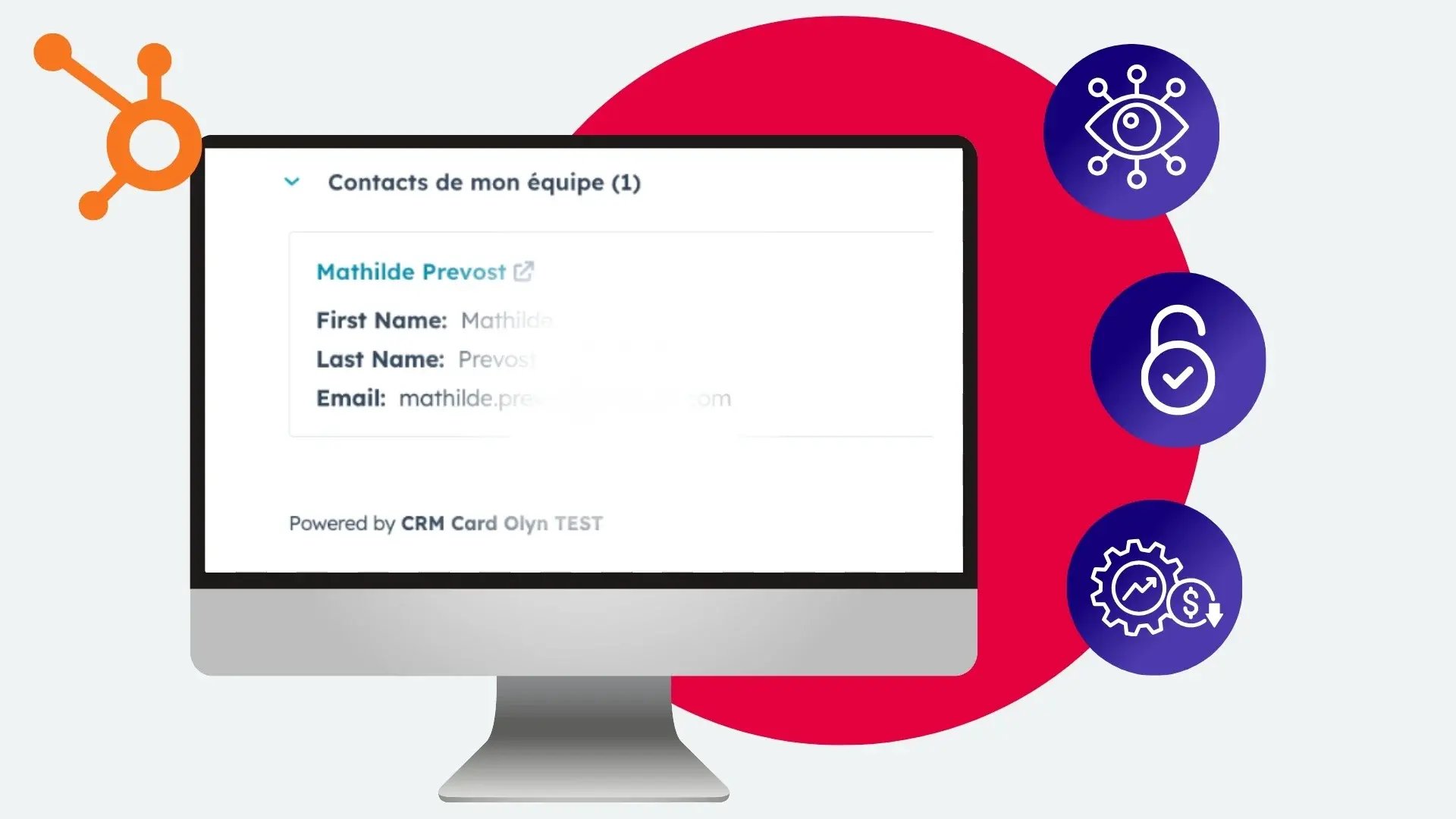 carte personnalisée dans hubspot