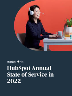 HubSpot Annual State of Service Report Cover-Elixir- 2022 